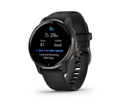 Smartwatch Garmin Venu 2 Plus AMOLED svart/skiffergrå