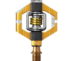 Cykelpedaler Crankbrothers Candy 11 grå/guld inkl. pedalklossar