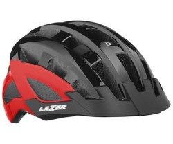 Cykelhjälm Lazer Compact DLX svart/röd