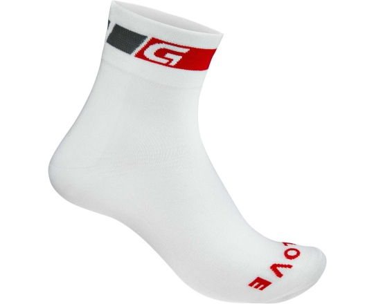 Pyöräilysukat GripGrab Classic Rekeltainenar Cut Sock 3-Pack Valkoinen